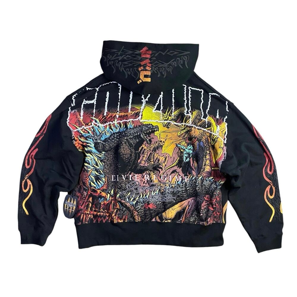 Civil Regime x Godzilla Hell Forever Oversized Hoodie NWT - XL